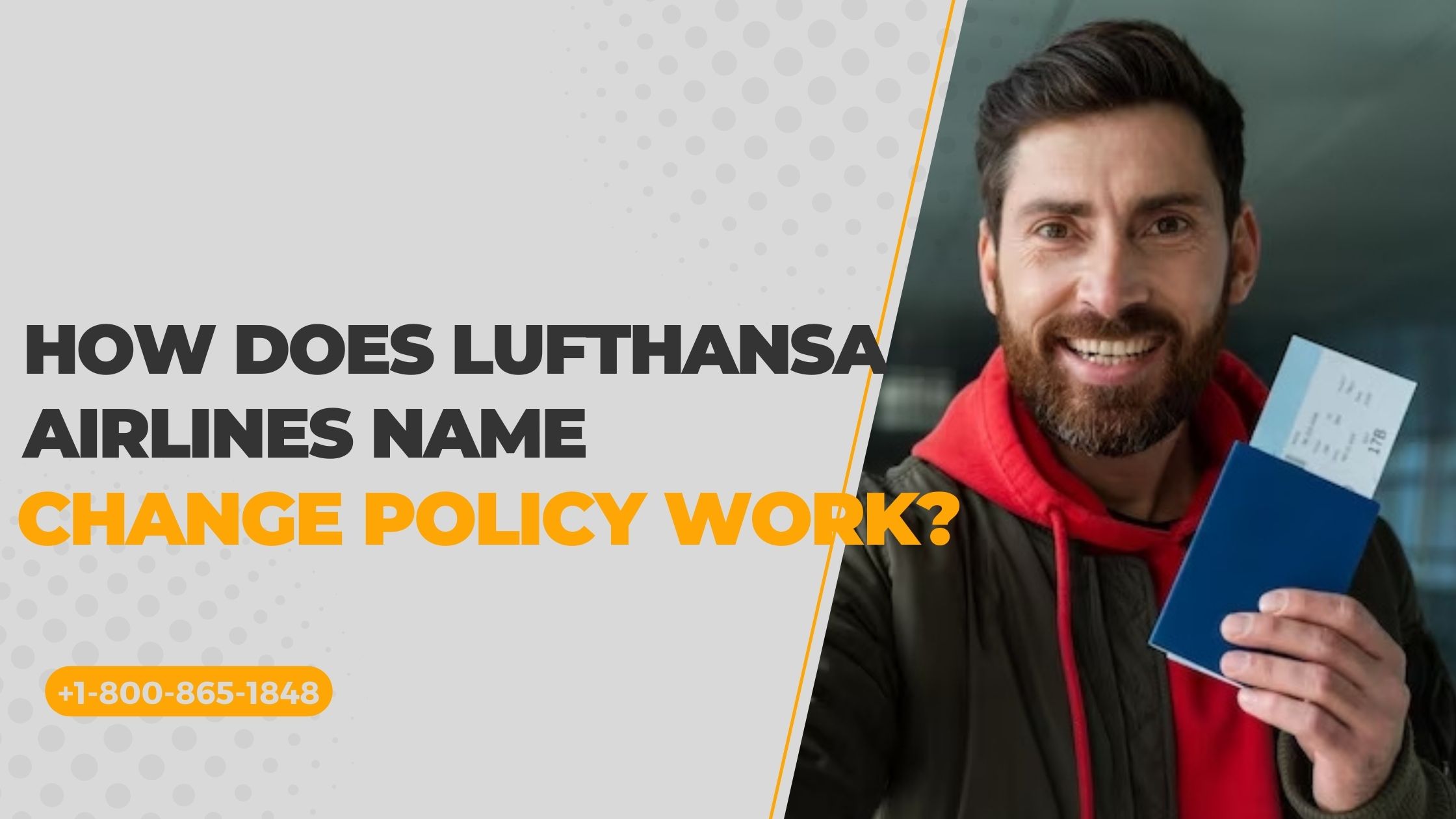 How Does Lufthansa Airlines Name Change Policy Work?